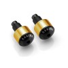 Válcové koncovky/závaží řídítek RIZOMA MA506U 13–18mm dvoubarevné modré (sada 2ks)